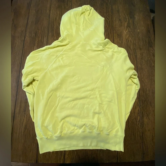 Hiro Clark Bright Green Pullover Essential Hoodie Size Small C5 - Picture 2 of 5
